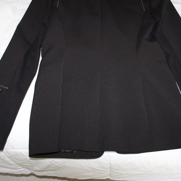 BCBGMAXAZRIA BLACK CLASSY LINED BLAZER JACKET SMALL - Picture 7 of 8